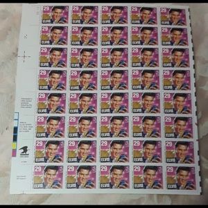1sheet Vintage Elvis Presley stamps -USA